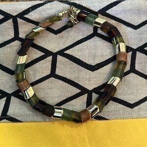 Mixed Venetian trade beads choker EUC